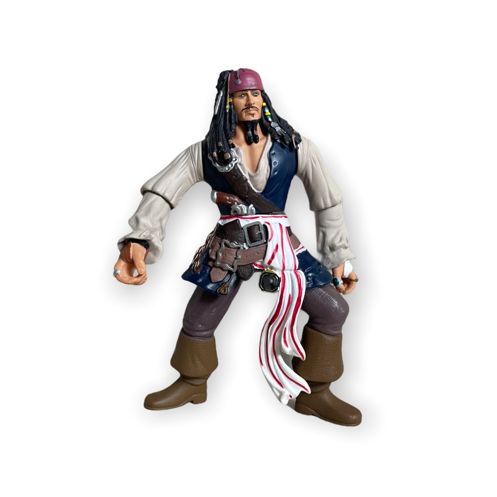 Zizzle Pirates of the Caribbean Jack Sparrow 7-Inch Action Figure With No Coat